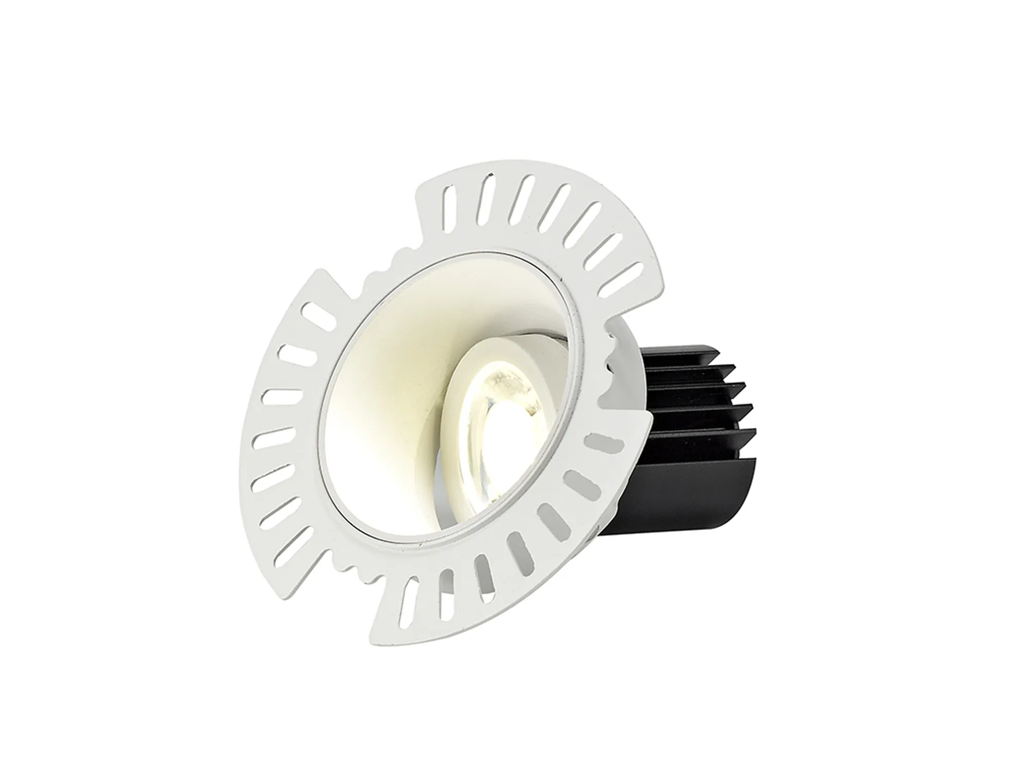 DM201787  Basy A 9 Tridonic Powered 9W 2700K 770lm 24° CRI>90 LED Engine, 250mA White Adjustable Recessed Spotlight, IP20